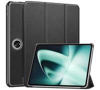 Compatible with OnePlus Pad 11.6inch 2023 Tri-Fold Smart Tablet Case,Hard PC Back Shell Slim Case Multi- Viewing Angles Stand Hard Shell Folio Cover with Auto Wake Sleep ZY (BLACK)