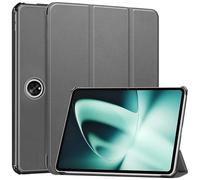 Compatible with OnePlus Pad 11.6inch 2023 Tri-Fold Smart Tablet Case,Hard PC Back Shell Slim Case Multi- Viewing Angles Stand Hard Shell Folio Cover with Auto Wake Sleep ZY (GREY)