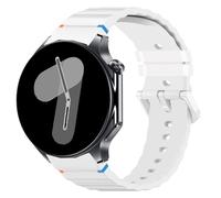 Compatible with OnePlus Watch 2R bands, 22mm New Silicone Woven Line Adjustable Replacement Strap Compatible with OnePlus Watch 2 46mm / 2R / 1 Smart Watch (White, 22mm size band)
