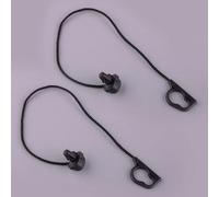 Compatible With Opel For Corsa D 5Door Hatchback 2007-2015 13367836 2Pcs Car Rear Trunk Lid Parcel Shelf String Tonneau Cover Strap Boot Car Trunk Lid Lanyard