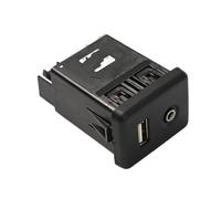 Compatible With Opel For Insignia A For Astra K 13599456 Audio Auxiliary AUX Jack Dual USB Charging Port Module Socket Car USB Charger Adapter