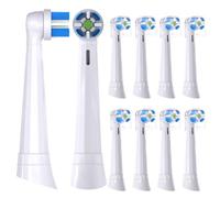 Compatible with Oral-B iO 3/4/5/6/7/8/9/10 Series Ultimate Clean Electric Toothbrush Replacement Brush Heads,for Oral-B iO Electric Toothbrush,10 Pack (White)