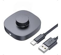 Compatible with Ou-a Ring Gen 4 Charger - Size 12 - Fast and Safe Charging Dock with USB-C Cable - Essential for Aura Ring 5 Users（Grey）