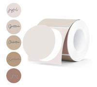 Compatible with P50/M110 Multi-Purpose self-Adhesive Thermal Labels, 2-inch Round, Ideal for Inventory, Color Coding, barcodes, Name Tags, Baking, etc. (1roll /150 Sheets) (D)