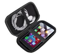 Compatible with PECSU G4S MP3 Player Case, Lamshaw Durable EVA Carrying Case, Shockproof & Lightweight Protective Cover Compatible for PECSU G4S 4" MP3 Player (Black)