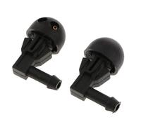 Compatible With PEUGEOT 206 2 Pieces Car Windshield Washer Wiper Water Nozzle Spray Round Shaped Adjustable Nozzle 6438AV 6438E6 6438J2 Washer Jets