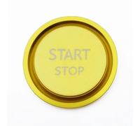 Compatible With Peugeot 308 408 508L 2008 3008 4008 5008 Car Engine Ignition Start Stop Push Button Decor Cover Interior Accessories(Yellow)