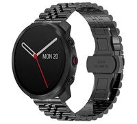 Compatible with Polar Vantage M3 bands, Lamshaw 22mm, 20mm Solid Stainless Steel Metal Band with Butterfly Folding Clasp Link Bracelet Compatible with Polar Unite, Ignite, Ignite 2, Ignite 3, Pacer