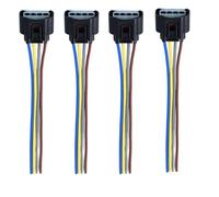 Compatible With Pontiac For Vibe 2003 2004 2005 2006 2007 2008 2009 2010 4 Pins Ignition Coil Connector Plug Repair Wiring Assembly Coil Pack Connector
