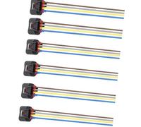 Compatible With Pontiac For Vibe 2003 2004 2005 2006 2007 2008 2009 2010 Car Ignition Coil Harness Plug Connector 4-way 90980-11885 Ignition Coil Wire Harness(6pcs)
