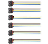 Compatible With Pontiac For Vibe 2003-2010 4 Way Ignition Coil Harness Plug Connector Waterproof Harness Adapter Kit Assembly 90980-11885 Coil Pack Connector(6pcs)