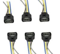 Compatible With Pontiac For Vibe 2003-2010 4 Way Ignition Coil Plug Connector Harness Female Pigtail Repair Assembly Set Ignition Connector(6 PCS)