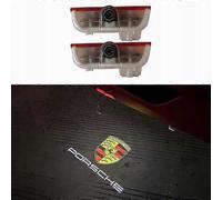 Compatible with Porsche Cayman Boxster Cayenne Macan 991 718 Led Logo Projector Hd