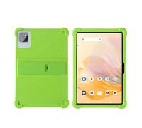 Compatible with PRITOM Tab12 10.1 Inch Tablet Case, Soft Silicone Adjustable Stand Shockproof Protection Cover Kids Friendly(Green)
