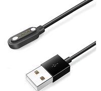 Compatible with PTHTECHUS Smartwatch Charger,Blueshaweu Magnetic USB Replacement Charging Compatible with PTHTECHUS Smartwatch S7 S8 S9 S1 S2 S12 4G Smartwatch for 4-pin (Black)