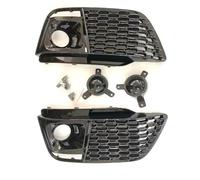 Compatible With Q5 Q5L 2018-2020 ABS Replacement Front Bumper Fog Lamp Lampshade Light Racing Grills Cover Fog Light Grille(color1)