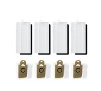 Compatible With Q6 SE Robot Vacuum Cleaner Replacement Spare Parts Accessories Main Side Brush Hepa Filter Dust Bag Mop (Color : Hepa Filter 4pcs)