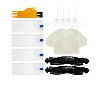 Compatible With Qihoo 360 S6 Robotic Vacuum Cleaner Main Brush Side Brush Hepa Filter Mop Cloth Rag Replacement Spare Parts Accessories (Color : Set 3)