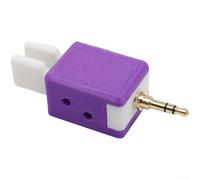 Compatible With Quansheng UV-K5 K6 Radio,Dual Paddle CW Keyer Module,CEC Firmware Support,Adjustable Tension(Purple)