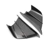 Compatible With R1 For R6 For R7 For R25 For MT07 Universal Motorcycle Winglet For Fiber Look Winglet Aerodynamic Spoiler For Wing Motorcycle Side Spoiler(Carbon Fiber Texture)