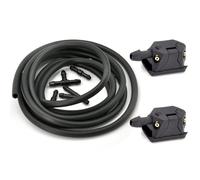 Compatible with Ram for ProMaster Car 4 Way Windscreen Washer Wiper Water Spray Jets Nozzles Spray Spray Kit Windshield Wiper Nozzles(Nozzle and 2m Hose)
