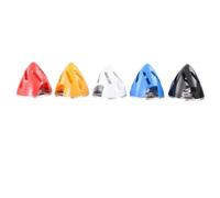 Compatible With RC Airplane Models Hollow Carved Plastic Aluminium Bottom Flat Bevel Spinner 51MM 57MM 63MM 70MM 75MM 82MM 1PC(82MM Black A)