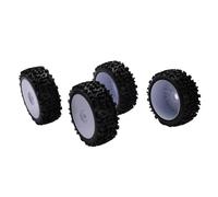 Compatible With Redcat For Team For Losi For VRX For HSP For Hobao For Carson 4 X 17Mm Hub Wheel Rim/Deep Tooth Tire For 1/8 RC Buggy RC Tire Set