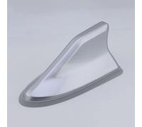 Compatible with Renault Megane 2 3 4 1 Ii Iii Iv Universal Waterproof Shark Fin Antenna Strong Radio FM AM Signal Car Styling (Silver)
