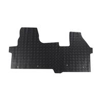 Compatible with/Replacement for Ford Transit Custom Rubber Floor Mats 3MM, Automatic Transmission, (2023 Onwards) Black