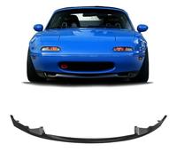 Compatible with/Replacement for Front Bumper Lip, RS Style PU Front Lip Spoiler Black, Fits 1990 1991 1992 1993 1994 1995 1996 1997 Mazda Miata MX-5 (NA) 2-Door Convertible