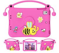 Compatible with/Replacement for Honor Pad X8A 11” 2024 Heavy Duty Case Shockproof Cover DKXMF (Rose Red)