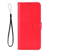 Compatible with/Replacement for Nokia 105 2G 2023 PU Leather Wallet Case Flip Cover BYTXFM (Red)