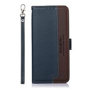 Compatible with/Replacement for Oppo A80 5G/A3 Pro /A5 5G PU Leather Wallet Case Flip Cover YBLRFID (Blue)