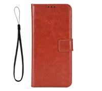 Compatible with/Replacement for Realme 7 5G/ V5 5G/Q2/K7X PU Leather Wallet Case Flip Cover BYTXFM (Brown)