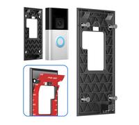 Compatible with Ring Battery Doorbell Mount (2024 Release) No-Drill Strong 3M VHB Adhesive Mounting Plate & Screw Kit Renter-Friendly Damage-Free Video Doorbell Holder for Apartments Homes Office