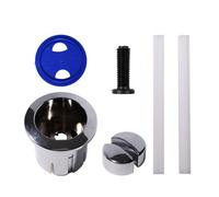 Compatible with Roca D1D Dual Flush Push Button & Plain Push Rods Short Body Chrome AH0002100R