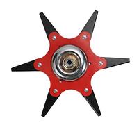 Compatible with Rotatable Universal Garden Grass Trimmer Head Lawn Mower Blade Brushcutter Accessories with Double-Sided Cutting Edge