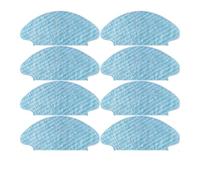 Compatible With Rowenta Tefal Explorer X-plorer 20 40 50 Series Compatible With Isweep X3 Robot Vacuum Cleaner Spare Parts Side Brush Hepa Filter Mop Rag (Color : 8 Mops)