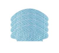 Compatible With Rowenta Tefal Explorer X-plorer 20 40 50 Series Compatible With Isweep X3 Robot Vacuum Cleaner Spare Parts Side Brush Hepa Filter Mop Rag (Color : 4 Mops)
