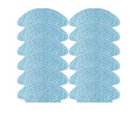 Compatible With Rowenta Tefal Explorer X-plorer 20 40 50 Series Compatible With Isweep X3 Robot Vacuum Cleaner Spare Parts Side Brush Hepa Filter Mop Rag (Color : 12 Mops)