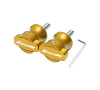 Compatible with S1000R S1000RR S1000XR Modified Parts Aluminum Alloy Rear Starting Studs Decorative Screws Parking Ball(Golden)