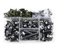 Compatible With S1000RR For S1000R For S1000XR Motorcycle Fastener Clip Screw Bolts Screws Washers Clips Fairing Bolt Kit Motorcycle Bolt(Titanium)