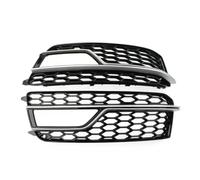 Compatible With S5 For SLine A5 2013 2014 2015 2016 2X Car Front Fog Light Lamp Grill Honeycomb Bumper 8T0807682M Car Fog Lamp Grille