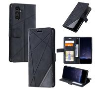 Compatible with Samsung Galaxy A35 5G Leather Case, Compatible with Samsung SM-A356B/DS Galaxy A35 5G / SM-A356E/DS SM-A3560 SM-A356U1 SM-A356N Flip Case Mobile Phone Case Black