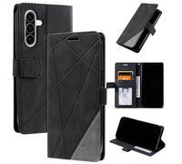 Compatible with Samsung Galaxy A36 5G Case Cover, Compatible with Samsung SM-A366E/DS Galaxy A36 5G / SM-A366B/DS SM-A366U1 Flip PU Leather Case Cover Black