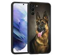 Compatible with Samsung Galaxy S22 Case, Mighty Loyal Dog German Shepherd Dog Samsung Case for Women Girl Men Boy, TPU Shockproof Trendy Cool Case