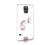 Compatible with Samsung Galaxy S8 Tirita Hard Case Cover Unicorn Rainbow Believe Quotes Design Designer Pattern Snap-On Protective