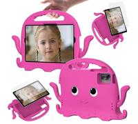 Compatible with Samsung Galaxy Tab A9+ / A9 Plus 11'' 2023 (SM-X210/X216/X218 Case, Lightweight Shockproof Kids Cover, Anti-Slip Corners Tablet Case with Shoulder Strap ZY (ROSE RED)