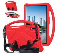 Compatible with Samsung Galaxy Tab S11 Ultra 14.6" 2025 (SM-X930/SM-X936B) Case for Kids - Durable Lightweight EVA Shockproof Protective Handle Stand Cover (Red)