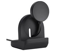 Compatible with Samsung Galaxy Watch 6/6 Classic/5/5 Pro/4/4 Classic/Watch 3 / Active 2 / Active Silicon Holder and Charger 100cm/3.3ft (include 1xHolder,1XCharger)